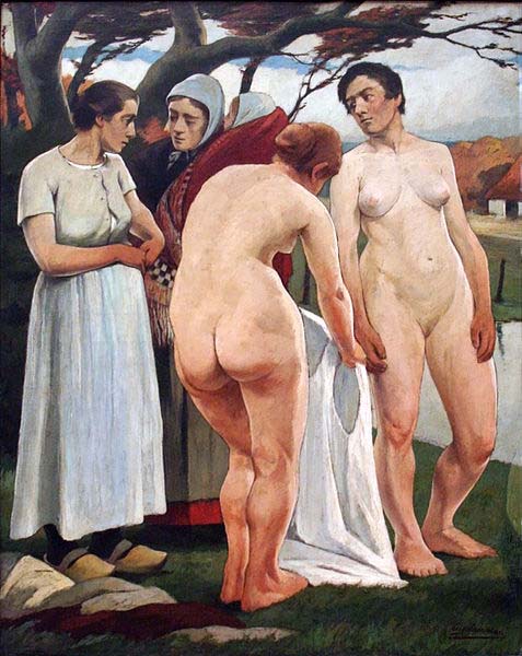 Women Bathing in